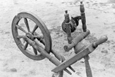 A spinning wheel fragment