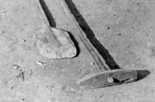 Wooden tools for work with the bread oven