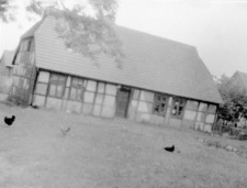 A half-timbered residential building