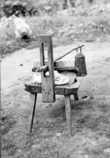 A cheese press