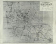Plan der Stadt Brunnstadt : nach dem poln. Stadtplan Ozorkowa 1:5000 : Maßstab 1:10 000