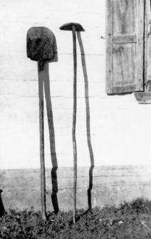 Tools used for bread baking in an oven