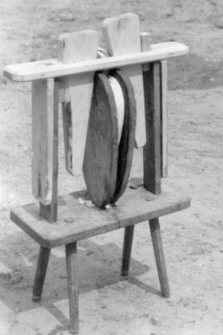 A cheese press