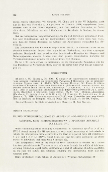 Paired interparietal bone in Apodemus agrarius (Pallas, 1771); Parzysta kość międzyciemieniowa u Apodemus agrarius (Pallas, 1771)