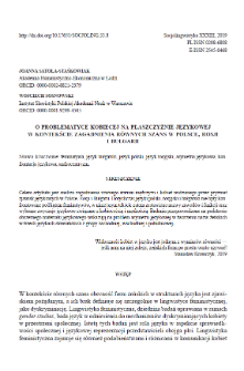 On women’s issues in the linguistic sphere from the perspective of equality of opportunity in Poland,Russia and Bulgaria