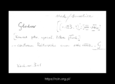Głodowo. Files of Makow district in the Middle Ages. Files of Historico-Geographical Dictionary of Masovia in the Middle Ages
