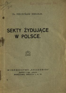 Sekty żydujące w Polsce