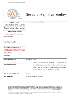 Serebranka, młyn wodny