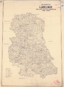 Województwo lubelskie : mapa administracyjna i komunikacyjna w skali 1:300.000