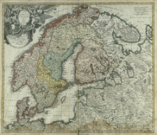 Scandinavia complectens Sueciæ, Daniæ & Norvegiæ Regna ex Tabulis