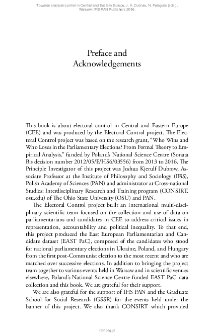 Preface and Acknowledgements