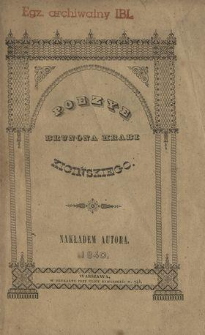 Poezye Brunona hrabi Kicińskiego, częścią przekładane, częścią oryginalne w XII. tomach. T. 4.