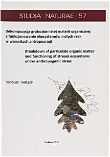 Breakdown of parcitulate organic matter and functioning of stream ecosystems under anthropogenic stress