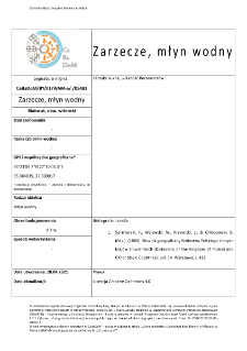 Zarzecze, młyn wodny