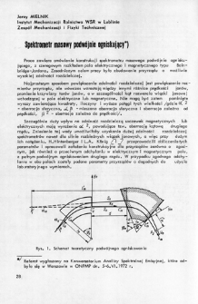 Spektrometr masowy podwójnie ogniskujący = Double focusing mass-spectrometer