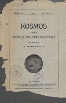 Kosmos. Seria B, Przegląd Zagadnień Naukowych, Zeszyt 4, Rocznik 53