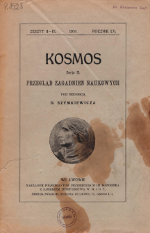 Kosmos. Seria B, Przegląd Zagadnień Naukowych, Zeszyt 2-3, Rocznik 55