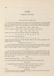 Icosian Cycles (1863)