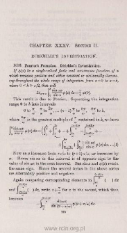 Dirichlet's investigation