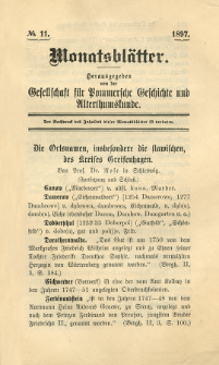 Monatsblätter Jhrg. 11, H. 11 (1897)