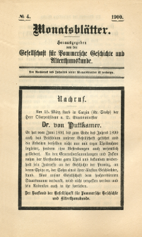 Monatsblätter Jhrg. 14, H. 4 (1900)