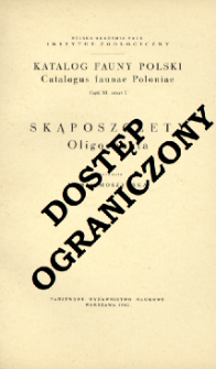 Skąposzczety = Oligochaeta