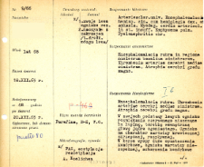 File of histopathological evaluation of nervous system diseases (1966) - nr 9/66