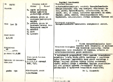 Kartoteka oceny histopatologicznej chorób układu nerwowego (1966) - opis nr 22/66
