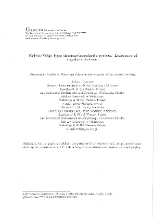 Voigt Type Thermoviscoelastic System.Existence of Regular Solutions