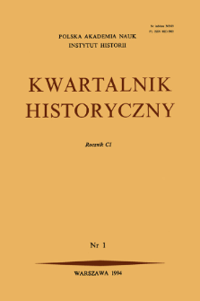 Z pogranicza historiografii i polityki ; traktat genealogiczno - historyczny zwany Rocznikiem Mazowieckim