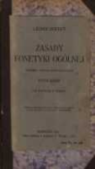 Zasady fonetyki ogólnej