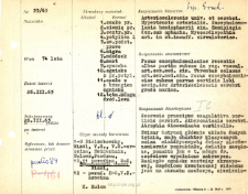 File of histopathological evaluation of nervous system diseases (1965) - nr 55/65