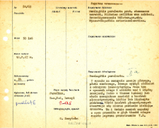 File of histopathological evaluation of nervous system diseases (1965) - nr 80/65