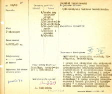 Kartoteka oceny histopatologicznej chorób układu nerwowego (1965) - opis nr 89/65