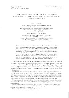 The Global Solvability of a Sixth order Cahn-Hilliard Type Equation Via the Backlund Transformation