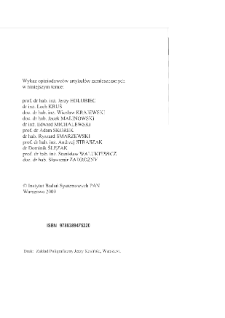 Analiza systemowa w finansach i zarządzaniu * Wybrane problemy * Badanie autoregresyjnego charakteru procesu liczby strat operacyjnych