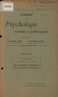 La résistance de l'oublié et les sentiments génériques