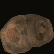 Base of the vessel with a pottery mark [3D]