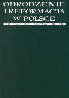 Struktury informacyjne czeskiej Jednoty Brackiej w świetle nowego znaleziska źródłowego z początku XVII wieku