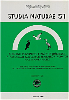 Foraging strategies of fish-eating birds in conditions of artificial reservoirs in Southern Poland