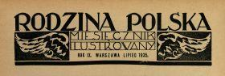 Rodzina Polska : miesięcznik ilustrowany z dodatkiem: Dział Kobiecy : wydawnictwo Kongregacji Misyjnej ks. ks. Pallotynów 1935 N.7