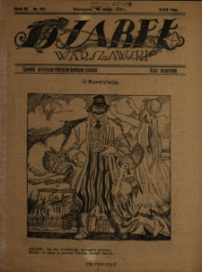 Djabeł Warszawski : tygodnik satyryczno-polityczno-społeczno-literacki : organ bezpartyjny 1920 N.20