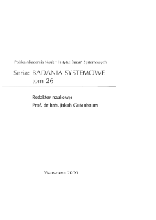 Technologie informatyczne w zarządzaniu systemy wspomagania decyzji * Metodologia systemów informatycznych zarządzania * Ocena opłacalności zastosowania systemów informatycznych klasy erp