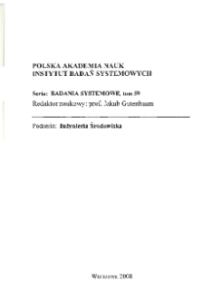 Komputerowa symulacja i optymalizacja modelu oczyszczalni ścieków * Spis treści *