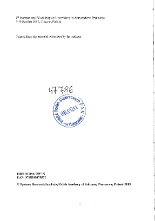 4th international workshop on uncertainty in atmospheric emissions 7-9 october 2015, Krakow, Poland : proceedings * Forestry * Full veriffed carbon account of forest ecosystems as a fuzzy system: an attempt to assess uncertainty