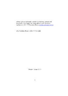 An introduction to a theory of market competition. Volume 1 * Activity of a local company in the environment of distributed customers