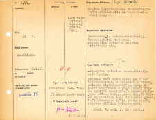 File of histopathological evaluation of nervous system diseases (1964) - nr 5/64