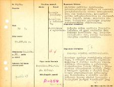 Kartoteka oceny histopatologicznej chorób układu nerwowego (1964) - opis nr 66/64