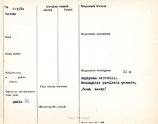 File of histopathological evaluation of nervous system diseases (1964) - nr 119/64