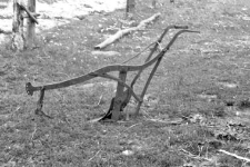 Blacksmith-made plough